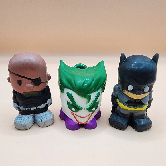 DC Comics Mash'ems / Ooshies Nick Fury Joker Batman - Picture 1 of 5